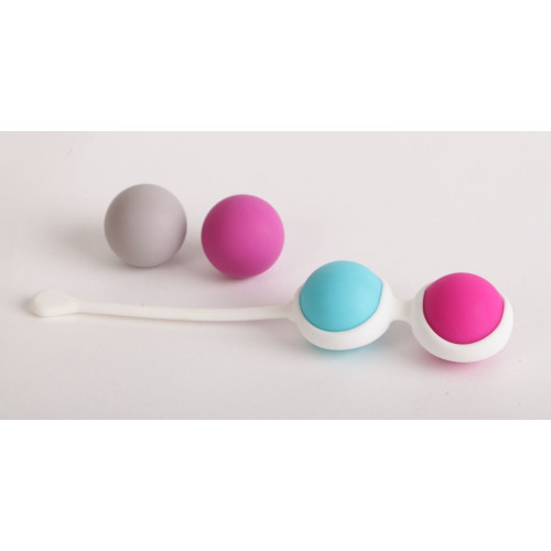 Набор для вумбилдинга: силиконовая оболочка и 4 шарика разного веса. (разноцветный)