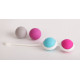 Набор для вумбилдинга: силиконовая оболочка и 4 шарика разного веса. (разноцветный)