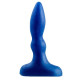 Синий анальный стимулятор Beginners p-spot massager - 11 см. (синий)