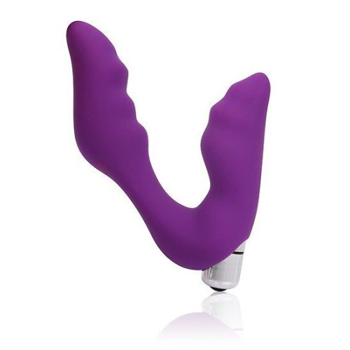 Фиолетовый вибромассажер Сosmo - 12,7 см. (фиолетовый)