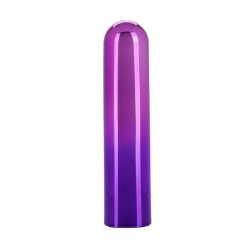 Фиолетовый гладкий мини-вибромассажер Glam Vibe - 9 см. (фиолетовый)