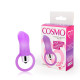 Лиловый вибростимулятор Cosmo с петелькой (лиловый)