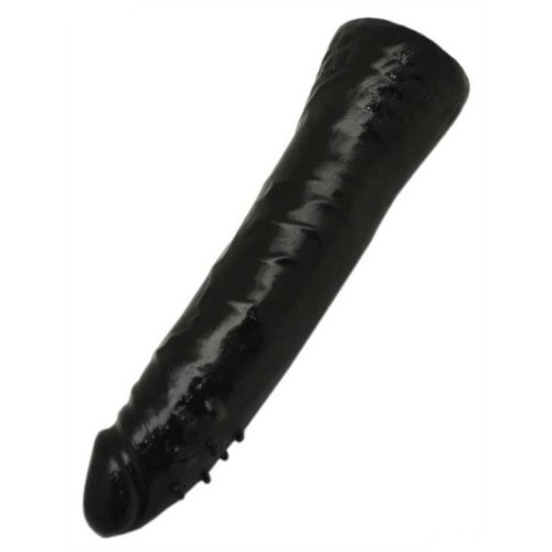 Черный гнущийся фаллоимитатор REALISTIC - 18,5 см. (черный)