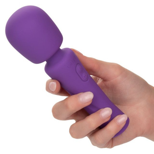 Фиолетовый ванд Stella Liquid Silicone Massager - 17,25 см. (фиолетовый)