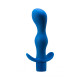 Синяя анальная вибропробка Derby - 13,5 см. (синий)