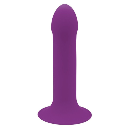 Фиолетовый дилдо на присоске  Hitsens 6 - 13,5 см. (фиолетовый)