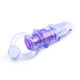 Фиолетовое эрекционное кольцо с удлиненным клиторальным стимулятором (фиолетовый)