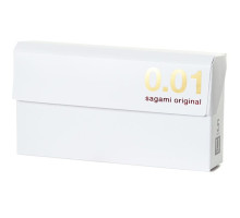 Супер тонкие презервативы Sagami Original 0.01 - 5 шт. (прозрачный)
