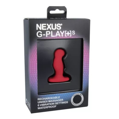 Красная вибровтулка Nexus G-Play+ S (красный)