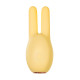 Желтый клиторальный стимулятор с ушками Mr. Bunny (желтый)
