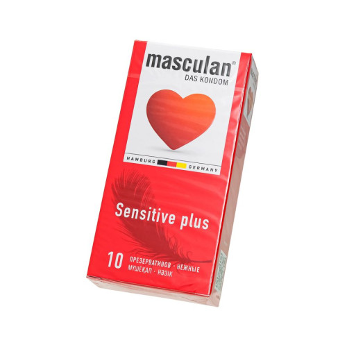 Презервативы Masculan Sensitive plus - 10 шт.