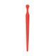 Красный силиконовый уретральный плаг - 10 см. (красный)
