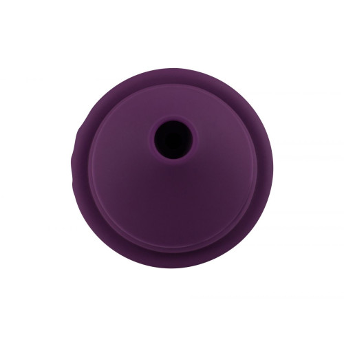 Фиолетовый вакуум-волновой вибратор в форме капкейка (фиолетовый)