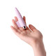 Нежно-розовая вибронасадка на палец для анальной стимуляции JOS NOVA - 9 см. (нежно-розовый)