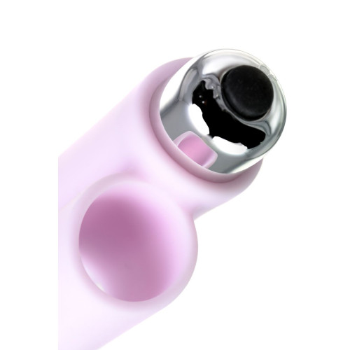 Нежно-розовая вибронасадка на палец для анальной стимуляции JOS NOVA - 9 см. (нежно-розовый)