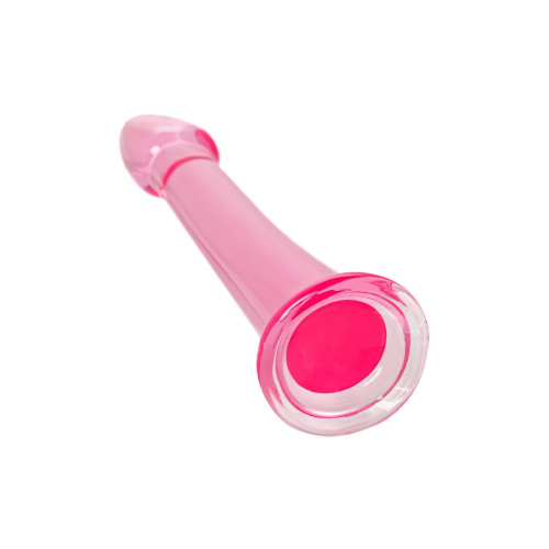 Розовый нереалистичный фаллоимитатор Jelly Dildo XL - 22 см. (розовый)