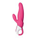 Ярко-розовый вибратор  Satisfyer Mr. Rabbit с клиторальным отростком - 22,1 см. (ярко-розовый)