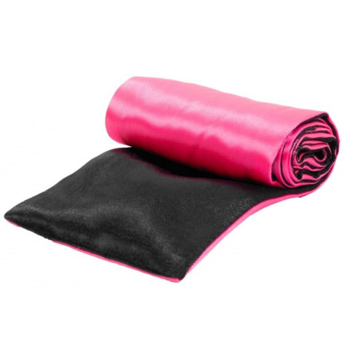Черно-розовая атласная лента для связывания - 1,4 м. (черный с розовым)