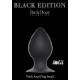 Чёрная анальная пробка Thick Anal Plug Small - 7,8 см. (черный)