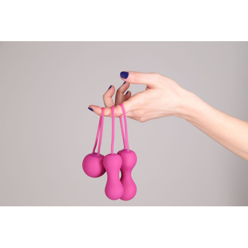 Набор розовых вагинальных шариков Je Joue Ami (розовый)