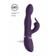 Фиолетовый вибромассажер-кролик Niva - 21,5 см. (фиолетовый)