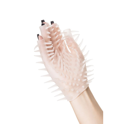 Телесная перчатка-мастубратор для чувственного массажа (телесный)