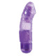 Фиолетовый вибромассажёр JELLY JOY 6INCH 10 RHYTHMS - 15 см. (фиолетовый)