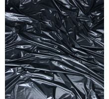 Черная виниловая ткань-простынь для эротических игр (черный)