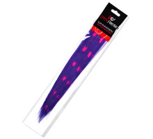 Цветные Clip-In локоны фиолетовые с розовыми сердечками (фиолетовый)