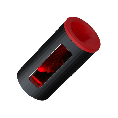 Черно-красный мастурбатор Lelo F1S V2 (черный с красным)