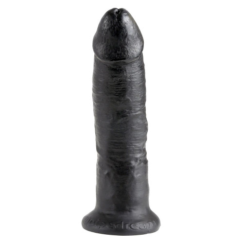 Чёрный фаллоимитатор 9  Cock - 22,9 см. (черный)