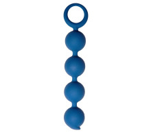 Синяя анальная цепочка Appulse - 15 см. (синий)