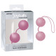 Нежно-розовые вагинальные шарики Joyballs с петелькой (розовый)