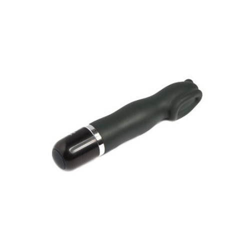 Черный мини-вибратор для клитора Sweet Touch - 13,9 см. (черный)
