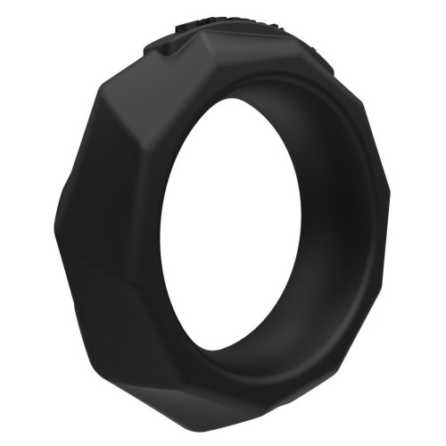 Черное эрекционное кольцо Maximus 45 (черный)