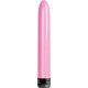 Розовый классический вибратор Super Vibe - 17,2 см. (розовый)