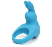 Голубое эрекционное виброкольцо Happy Rabbit Rechargeable Rabbit Cock Ring (голубой)