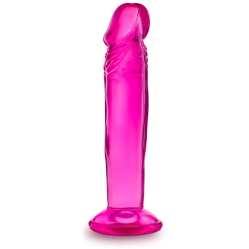 Розовый анальный фаллоимитатор Sweet N Small 6 Inch Dildo With Suction Cup - 16,5 см. (розовый)