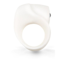 Белое кольцо на член с вибрацией (белый)