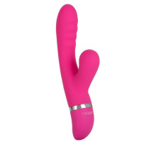 Розовый вибратор-кролик Foreplay Frenzy Pucker с функцией вакуума (розовый)