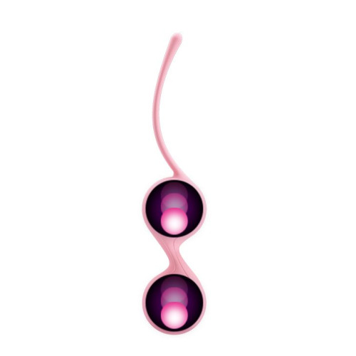 Вагинальные шарики на сцепке Kegel Tighten UP I (розовый)