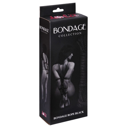 Черная веревка Bondage Collection Black - 9 м. (черный)