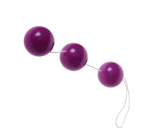 Фиолетовые вагинальные шарики на веревочке (фиолетовый)