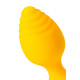 Желтая анальная втулка Riffle - 6 см. (желтый)