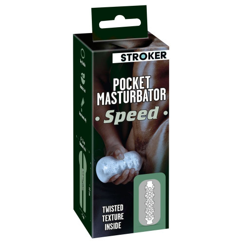 Прозрачный мастурбатор Pocket Masturbator Speed (прозрачный)