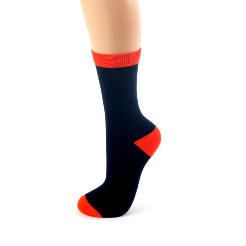 Набор из 2 пар носков Bamboo Socks - однотонные и в горошек (синий|S-M-L)