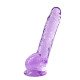 Фиолетовый фаллоимитатор Luminous - 20 см. (фиолетовый)