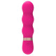 Розовый фигурный мини-вибратор Ripple Vibe - 11,9 см. (розовый)