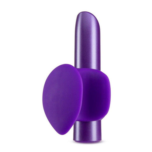 Фиолетовый вибромассажер B6 - 10,16 см. (фиолетовый)