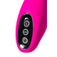 Ярко-розовый вибратор со стимулирующим шариком BEADSY - 21 см. (ярко-розовый)